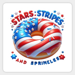 Stars, Stripes and Sprinkles Magnet